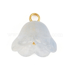 12 шт. 12-цветный прозрачный стеклянный брелок&nbsp;PALLOY-JF04460