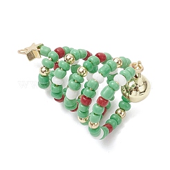 Большие подвески на елку из стеклянного бисера&nbsp;PALLOY-TA00330-02