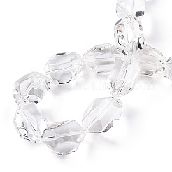 Нити из натурального кварцевого хрусталя класса ab+ G-R439-17C-1