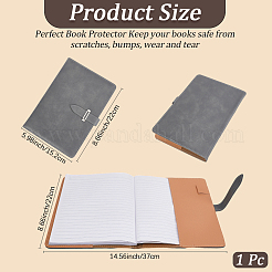 Прямоугольные обложки для блокнотов из искусственной кожи AJEW-WH20019-55A