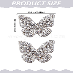 1 пара серег-гвоздиков из сплава с микропаве из прозрачного кубического циркония&nbsp;EJEW-LP0008-036