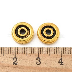 Сплавочные овальные бусины тибетского стиля &nbsp;TIBE-P003-30C-AG