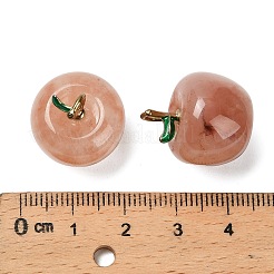 Подвески из натурального синьцзянского нефрита с золотым шелком&nbsp;G-G290-05