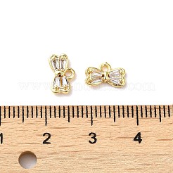 Латунь со стеклянными подвесками со стразами&nbsp;LS-KK-B079-09G