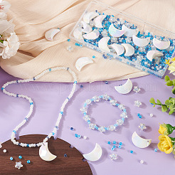 Наборы для самостоятельного изготовления украшений в виде звезд и луны&nbsp;DIY-TA0013-76