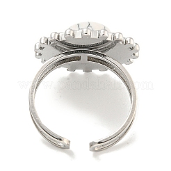 Кольца-манжеты из синтетической бирюзы из нержавеющей стали 304 G-Z056-08P-01