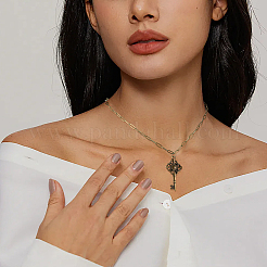 10 м латунные цепочки из скрепок&nbsp;CHC-SP0001-08A-AB