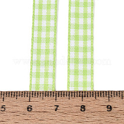 Односторонняя клетчатая полиэстеровая атласная лента&nbsp;SRIB-T009-10E