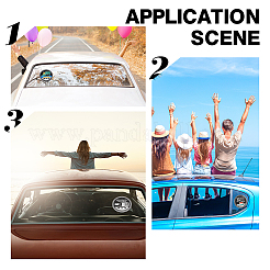 2шт 3d алюминиевые наклейки на автомобиль&nbsp;DIY-GF0005-81A