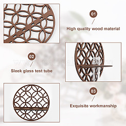 Настенный террариум-кашпо с пластиковой трубкой ODIS-WH0070-88D