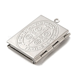 Подвески-медальоны из нержавеющей стали 304&nbsp;LS-STAS-Q300-01A-P