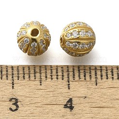 925 бусина из чистого серебра с микропаве и прозрачным фианитом STER-U006-01G