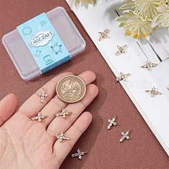 12шт латунные подвески с микропаве и кубическим цирконием KK-CA0003-65