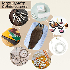 Косметички из вельветовой ткани на молнии AJEW-WH20017-50A