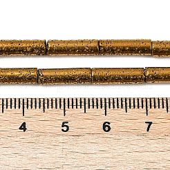 Гальванические бусины из натуральной лавы G-K388-03B-01