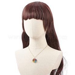 Натуральные и синтетические смешанные драгоценные камни SJEW-JS01259