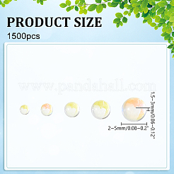 5 пакетик стеклянный кабошон MRMJ-WR0001-03