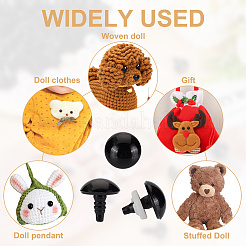 64 шт. безопасные смоляные глаза DIY-FH0007-21A