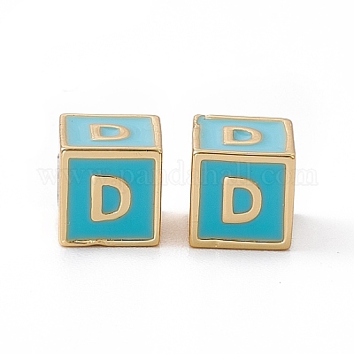 Стойки покрытие латунь эмаль бисер KK-B060-04G-06D-1