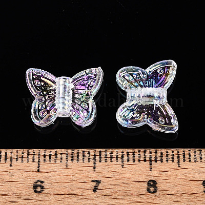 Прозрачные пластиковые бусины&nbsp;KY-N026-36-1