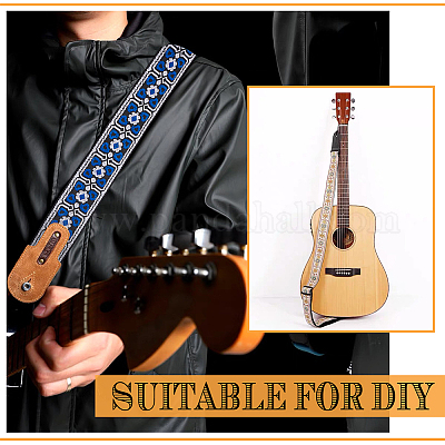 1 рулон полиэстеровой жаккардовой ленты с цветочным узором в этническом стиле OCOR-WH0086-95A-1