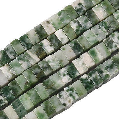 Натуральные зеленые пятна яшмовых нитей G-A280-C14-01-1