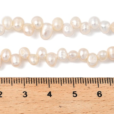 Нити из натурального культивированного пресноводного жемчуга PEAR-I007-04A-02C-1