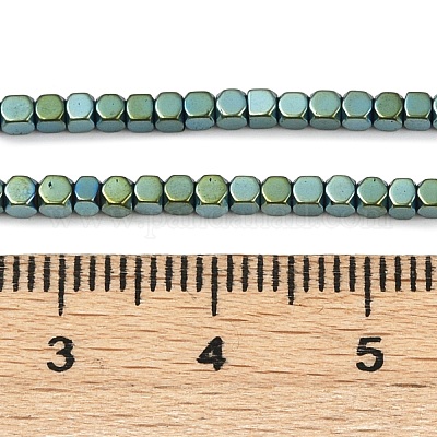 Гальванизировать немагнитных синтетический гематит бисер пряди G-I175-09F-1