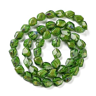 Ручной золотой песок бусины бисер нитей LAMP-U001-01C-1