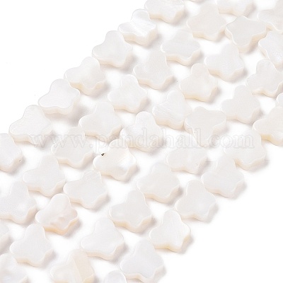 Нити бусин из натуральных пресноводных ракушек SHEL-H002-02E-1