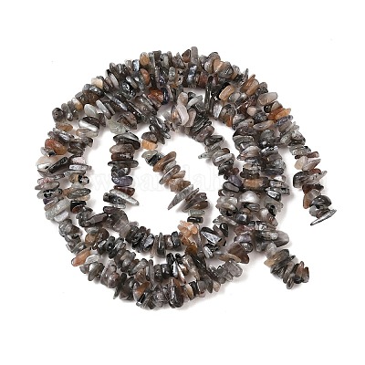 Натуральный лунный камень бисер нитей G-A284-B01-01-1