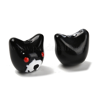 Выпечка окрашенные стеклянные бусины LAMP-I028-02-1