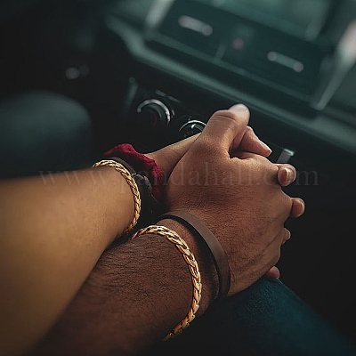 2 комплект 2 комплекта браслетов пары цветов BJEW-SZ0001-34-1