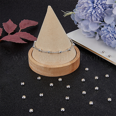 30 шт. 925 крышки для бусин из стерлингового серебра FIND-BBC0002-98-1