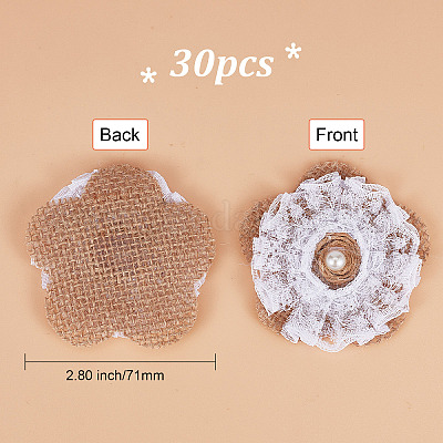 Льняные украшения ручной работы аксессуары DIY-GF0006-82-1