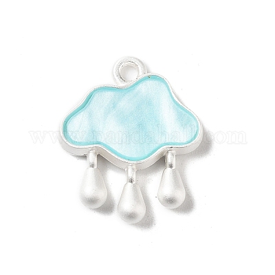 Краска для выпечки из цинкового сплава с подвеской из смолы FIND-Z038-01C-1