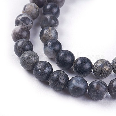 Природных амазонит бисер нитей G-L500-04-8mm-1