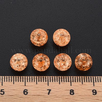 Прозрачных бусин акриловые треск MACR-S373-66-N05-1