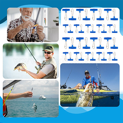 80 шт. 2 стиля из нержавеющей стали для рыбалки с застежкой-молнией KY-UN0001-03-1