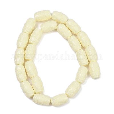 Нити резных бусин из синтетического коралла CORA-R050-01-1