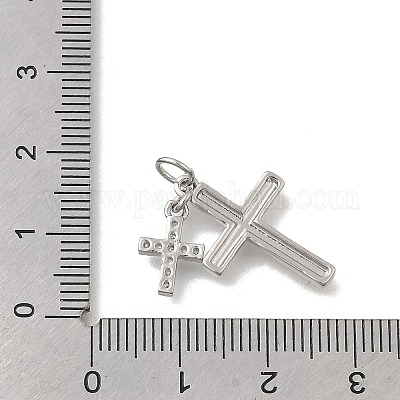 Латунные микро проложить кубического циркония подвески KK-D431-070P-1