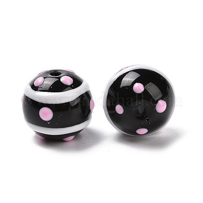 Нити стеклянных эмалевых бусин LAMP-A001-C01-1