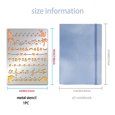 Трафареты для штампов из нержавеющей стали DIY-WH0289-031-1