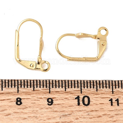 Латунная фурнитура Leverback для серег KK-P340-23G-1