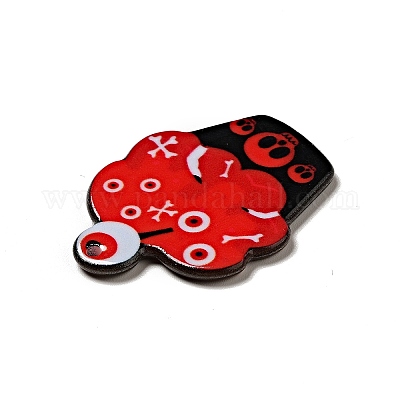 Акриловые подвески с принтом на хэллоуин MACR-G060-02B-1