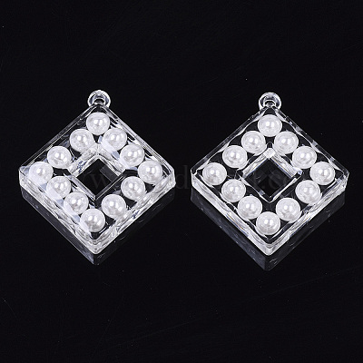 Прозрачные акриловые подвески X-TACR-R146-009-1