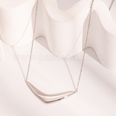 Элегантные V-образные подвески из нержавеющей стали 304 для женщин LC5573-2-1