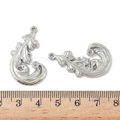 Подвески со стразами из нержавеющей стали 304 STAS-D376-09A-P-1