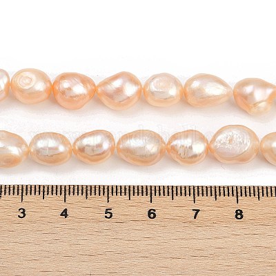 Нити из натурального культивированного пресноводного жемчуга PEAR-P064-20K-04C-01-1