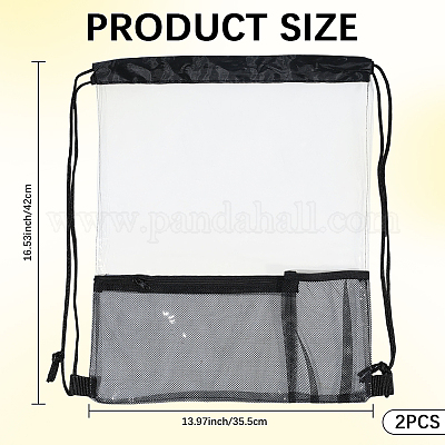 Водонепроницаемые пластиковые рюкзаки с завязками для отдыха на природе ABAG-WH20018-14A-1